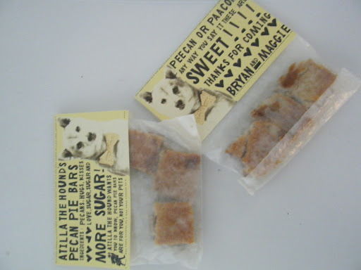 Our photographer, Bryan Gardner, brought in treats from his recent wedding. His mother made these tasty bars, and they were absolutely delicious.