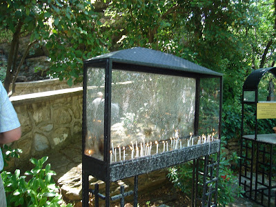 Day 10: Candles lit at the Virgin Mary's House near Ephesus