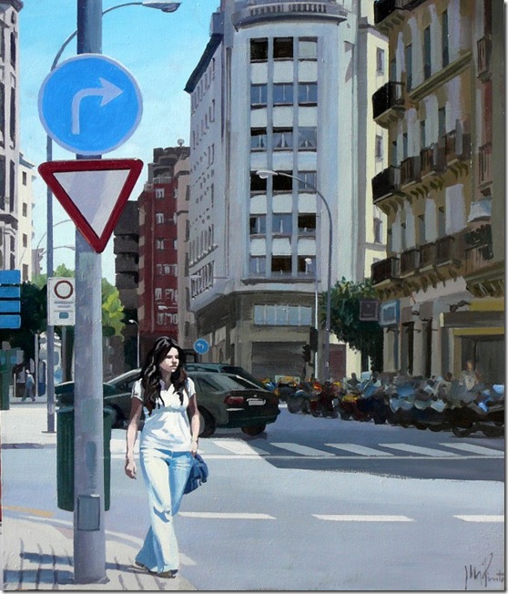 Cruzando en la esquina Cruzando en la esquina