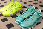 LEBRON X LOW, KOBE 8 and KD V Nike Easter Collection nike lebron 10 low pe green white 1 03 LEBRON X LOW, KOBE 8 and KD V Nike Easter Collection