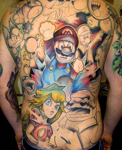 tatuagem-video-game-mario