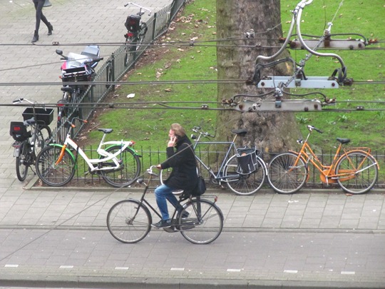 Cycling in Amsterdam