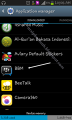 setting BBM