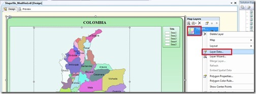 5 Selecting layer data in map layers