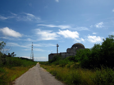 A failed attempt for Nuclear power, accros the bay from Cienfuegos.