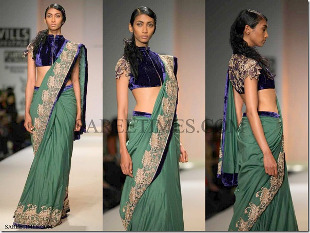 Anita_Dongre_Green_Saree