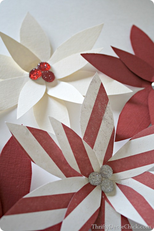 paper poinsettia craft