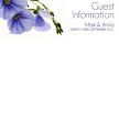 Blue Petal Flower - JPGS 4 Guest Information