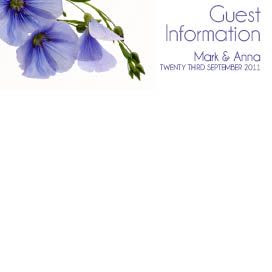 Blue Petal Flower - JPGS 4 Guest Information