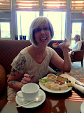 Maybe she should look for a bigger plate.