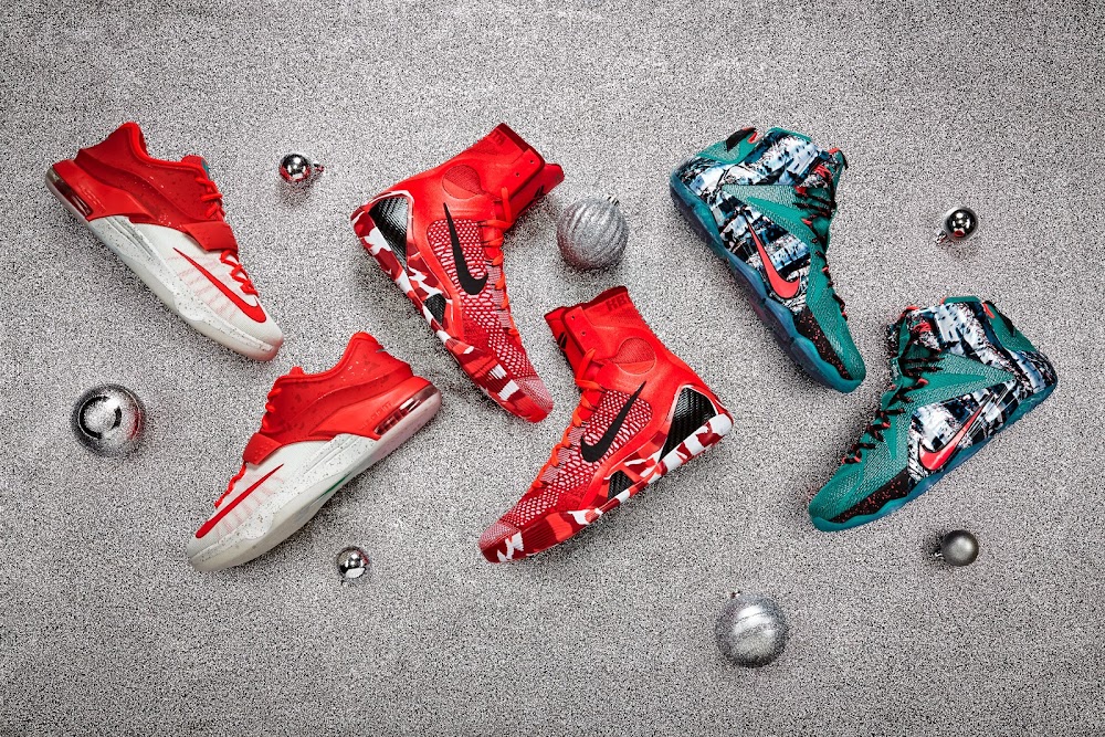 Nike Basketball Presents Christmas Pack with LeBron 12 "Akron Birch