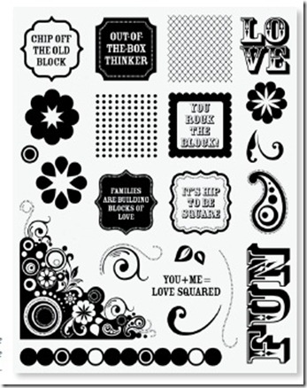 Rock the Block stamp set image