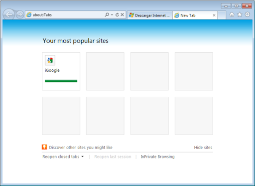Descargar Internet Explorer 9 gratis