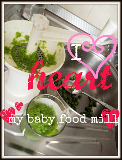 I heart my baby food mill