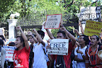 Various student groups led by Anakbayan picketed the palace gates. (Photo by Pom Cahilog-Villanueva)