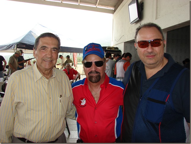 Agustín Villarreal, vicepresidente de FEMETI, Javier Cueva y Nazario Assad
