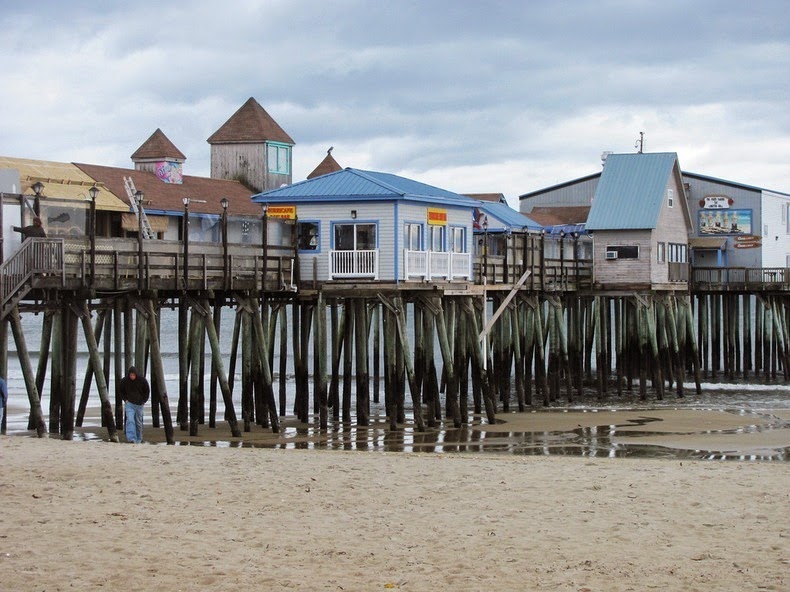 The Pier of Old Orchard Beach, Maine Amusing