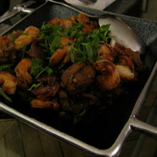 Pineapple-Tofu Shrimp Saute