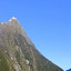 Mt. Spire Rising From the Waters of the Sound - Fjordland, New Zealand