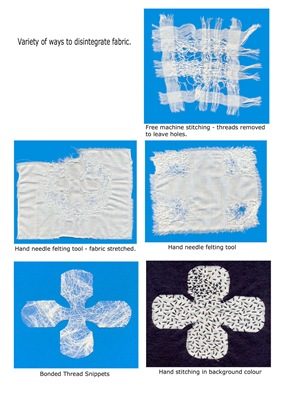 Page of fabric disintegration 2
