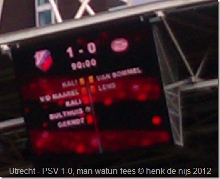 Utrecht- PSV 1-0 Utrecht- PSV 1-0