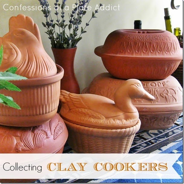 CONFESSIONS OF A PLATE ADDICT Collecting Clay Cookers CONFESSIONS OF A PLATE ADDICT Collecting Clay Cookers