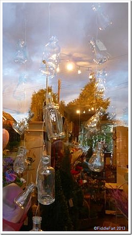 Hanging Bottles Flower Shop Codsall