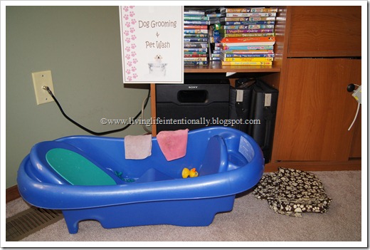 Kids Play Dog Grooming & Pet Was Station as a Dog Birthday Party Game Kids Play Dog Grooming & Pet Was Station as a Dog Birthday Party Game