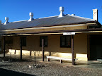 Jun 23 - Cook Railway Station at the ghost town in the middle of the Nullabor Plain- Population 5.
