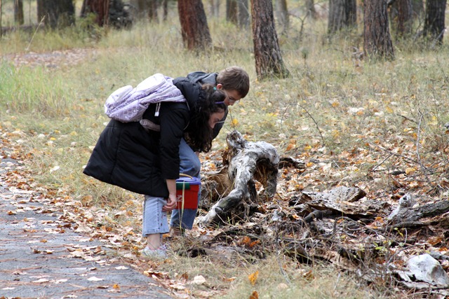 investigating at the refuge