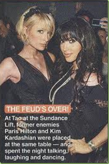 paris and kim kardashian