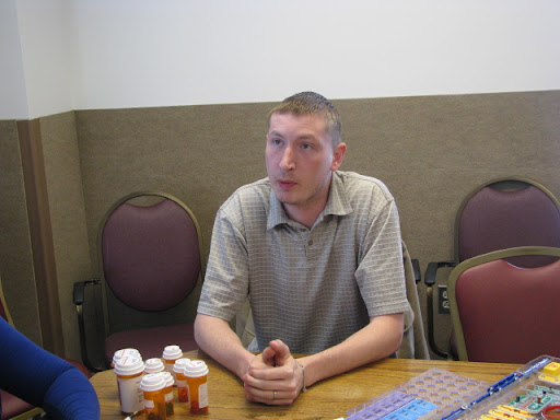 Veteran Jerry Eubanks talks to Roy Blunt about his brain injuries and treatment.