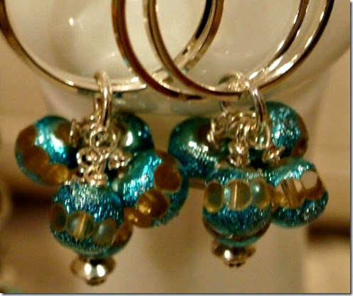 BMB Turq and Silver Earrings