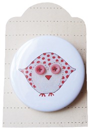 OOAKLY red spotted owl