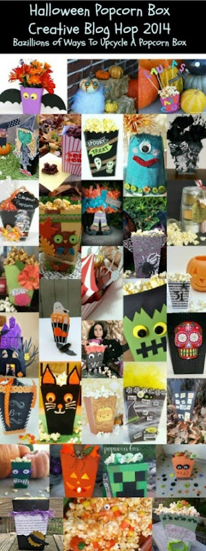 Halloween Popcorn Box challenge Halloween Popcorn Box challenge