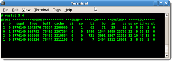 vmstat vmstat