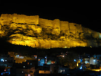 Night View of Meherangarh Fort - Jodhpur, Rajasthan
