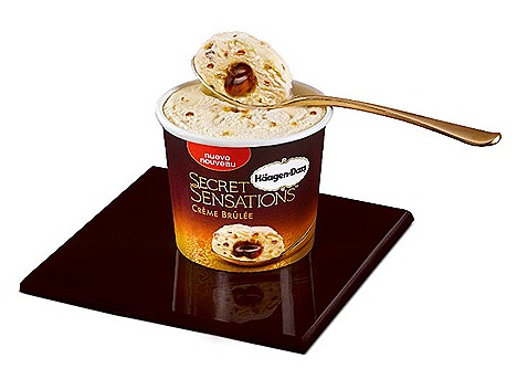 HAAGEN-DAZS Singapore  CREME BRULEE ICE CREAM SECRET SENSATIONS