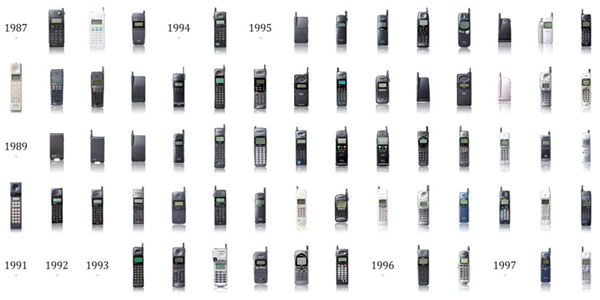 30 ans de téléphonie mobile en image