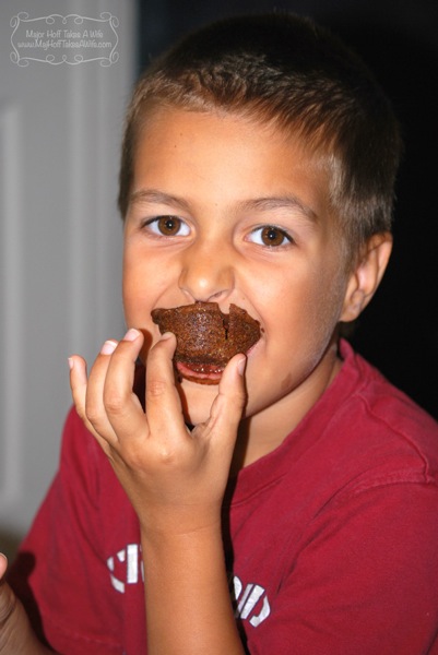K-eating-Chocolate-Ginger-cups.jpg K eating Chocolate Ginger cups