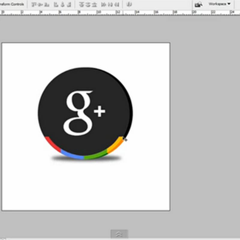 Crear un ícono de Google+ en Photoshop