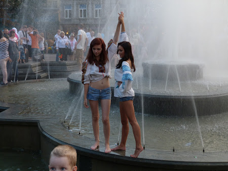 Wet Ukrainean girls