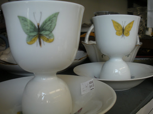 The butterfly detail on these egg cups is perfect for summer.