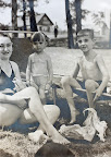 Elvira Zekel (Aunt), Cousin Lidia and Boris Kuschnir