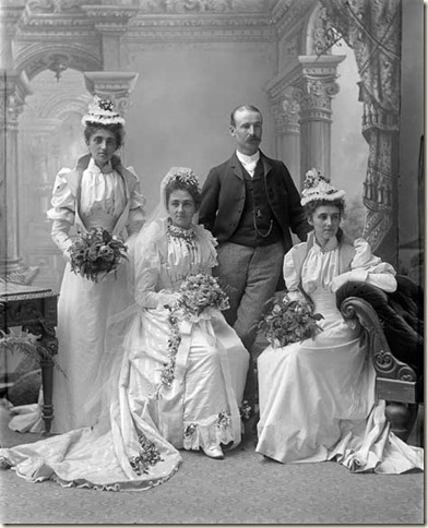 1890s wedding dress