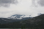 The mountains in the Jostedalsbreen national park