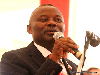 Vital Kamerhe, député national et président de l'UNC ce 28/07/2011 à Kinshasa, lors du premier congrès ordinaire de son parti politique. Radio Okapi/ Ph. John Bompengo