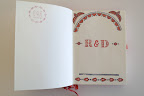 But inside it was anything but simple. The stamps originally created for the invitation added lots of personality. But inside it was anything but simple. The stamps originally created for the invitation added lots of personality.