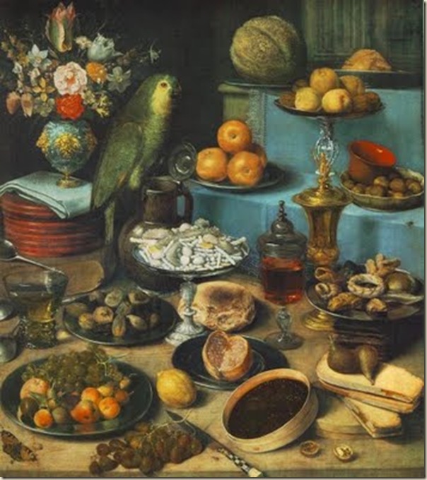 Flegel, Nature morte au perroquet