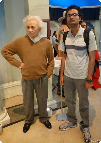 With Albert Einstein